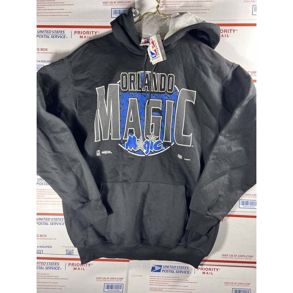 NWT Vintage 80s 90s  Orlando Magic Crewneck HOODIE Sweatshirt Sz‎ L NBA